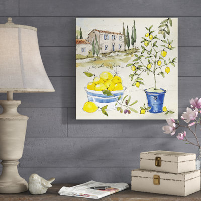 " Citron III " by Anne Tavoletti Painting Print