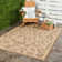 Swirling Garden Martha Stewart Performance Floral Indoor/Outdoor Area Rug