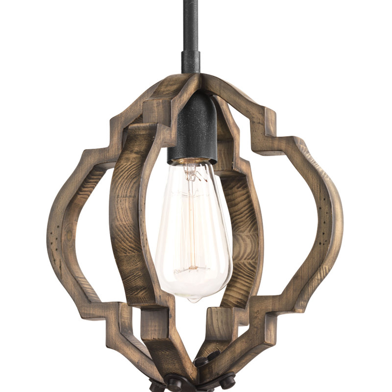 Luminaire suspendu géométrique à 1 lumière Jefferies