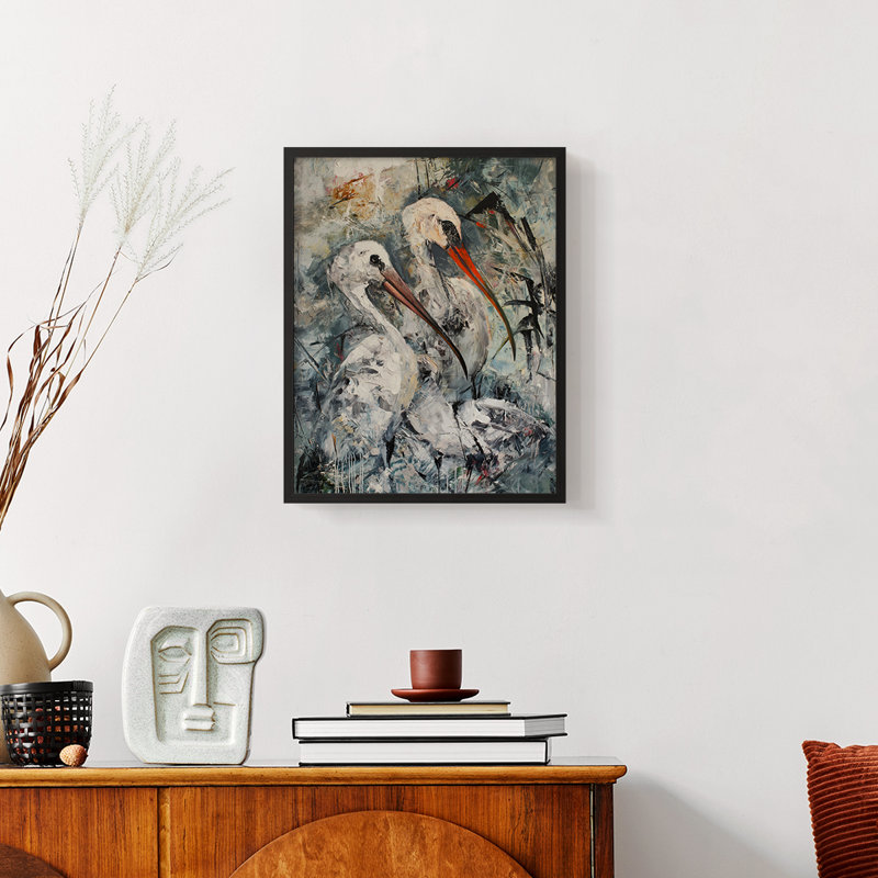 NAUTICAL Series CCLXX  -Premium Framed Print -Ready to Hang - No Nails Required, 11" H x 9" W, Black