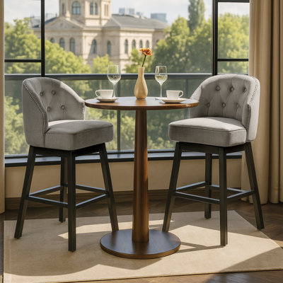 Tabouret de bar rotatif 28,75 po Olcay