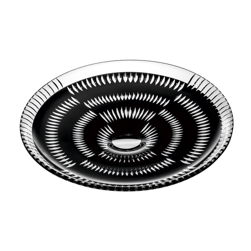Roue Catherine - plaque double, Noir