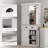71 Inch Tall Kitchen Pantry Cabinet With Motion Sensor LED Light, 6 Door Shelves, A Drawer & 4 Adjustable Shelves For Organized Storage