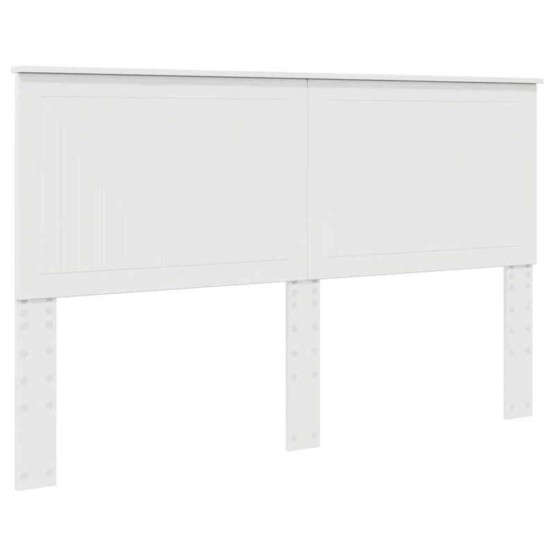 Panel Headboard, Queen, Gloss White
