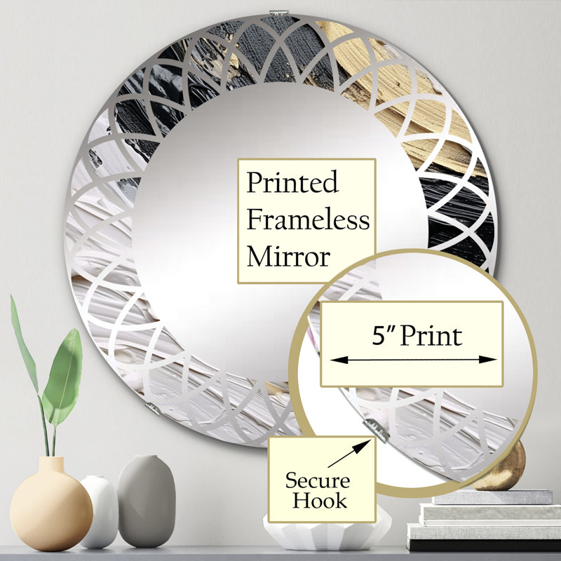 Miroir mural Tamu, 24 po x 24 po