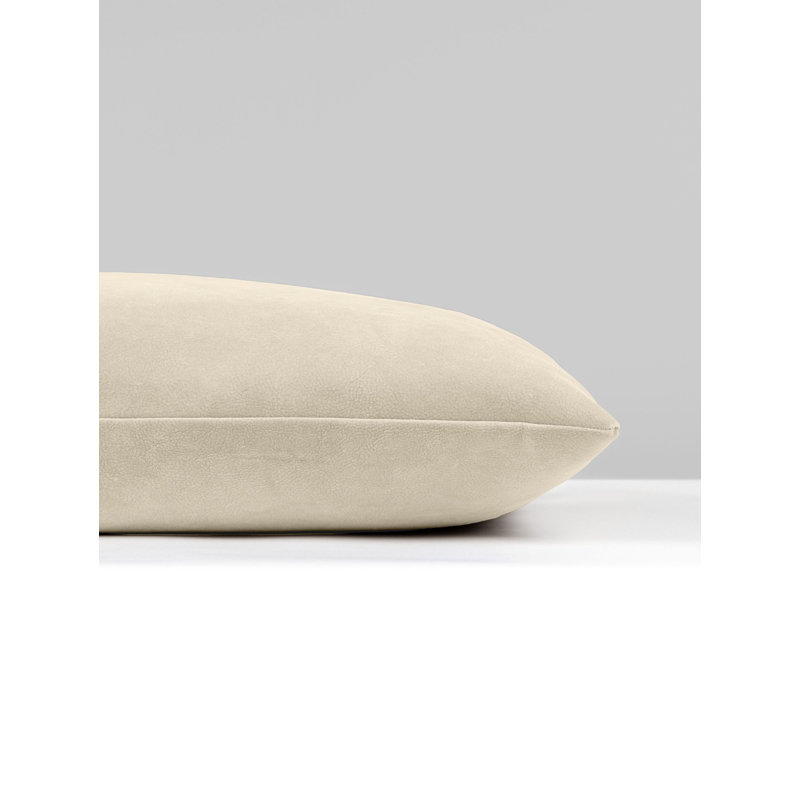 OREILLER GEEDGIA SUEDE, Crème anglaise
