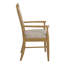 Chaise avec accoudoirs en tissu beige Cipolla-105513478