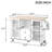 Mobile Kitchen Island Storage Trolley Cart On Wheels With Dropleaf Top, Towel/Spice Rack,2 Drawers, 2-Door Cabinet, White