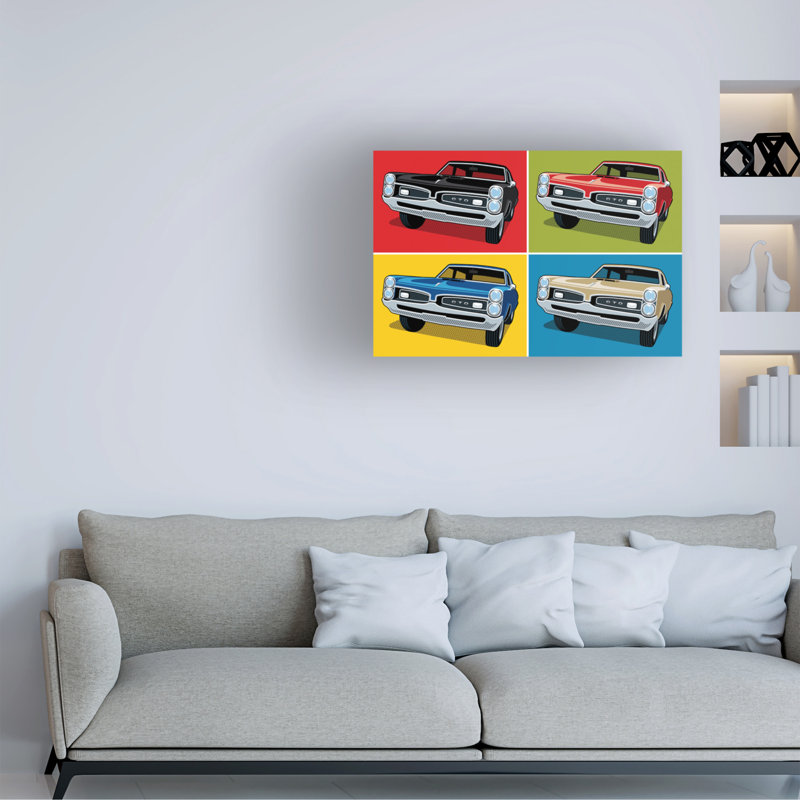 «19667 GTO Classic Car» par Ron Magnes, impression sur toile tendue, H 12 po x l 19 po x P 2 po
