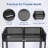 Portable DJ Booth Foldable DJ Table Station with White & Black Scrim