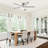 Vaczon 52" 5 - Blade Modern Flush Mount Ceiling Fan with Light Kit and Remote Control