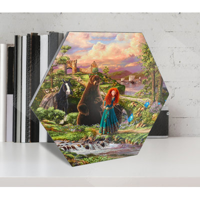 Disney (Brave) Knexagon Wood Print