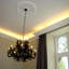 Médaillon de plafond en polyuréthane apprêté blanc 27-1 / 2 po x 2-3 / 8 po Acanthus