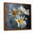 Toile avec cadre flottant brun
