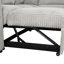 Canapé-lit modulaire en L de 94 po avec repose-pieds et tabouret mobile 94 po-786390669