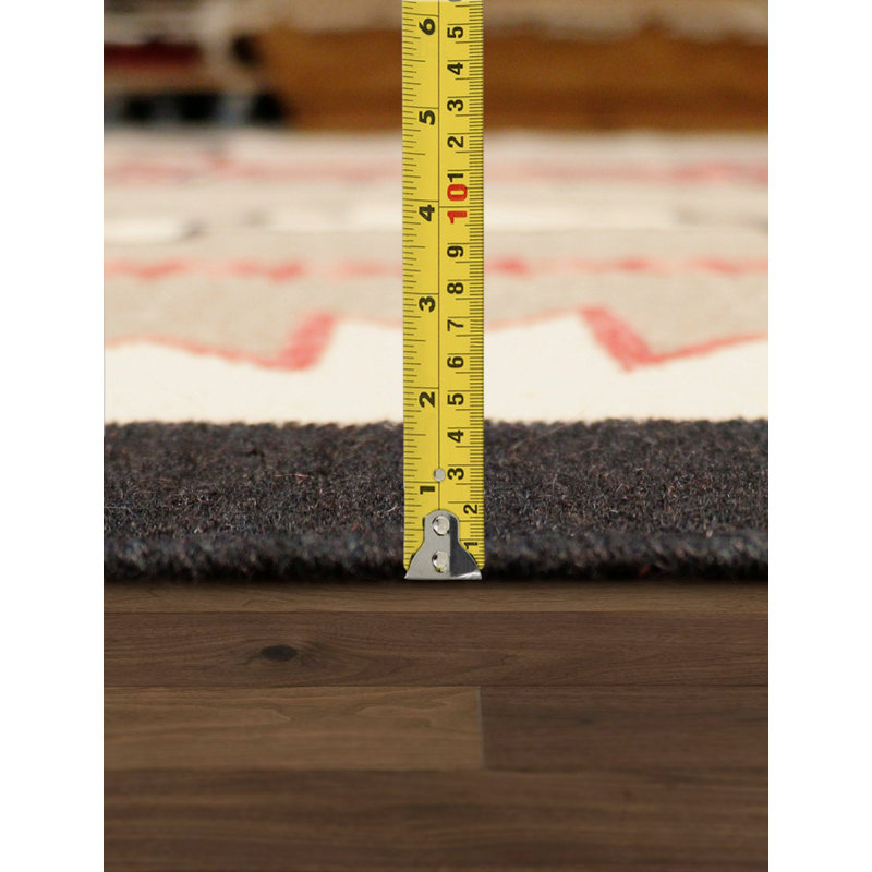 Canvello Reversible Wool Mocha Area Rug- 9'2'' X 11'9''