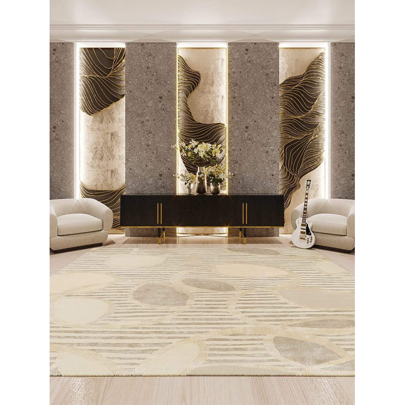 Ione Striped Area Rug, Rectangle 9' x 12'