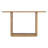 Elegant Minimalist Console Table With Curved Corners,Natural Wood Veneer,U-Base Design For Easy Placement ,Perfect For Displaying Your Treasures,Simple Assembly-540524177