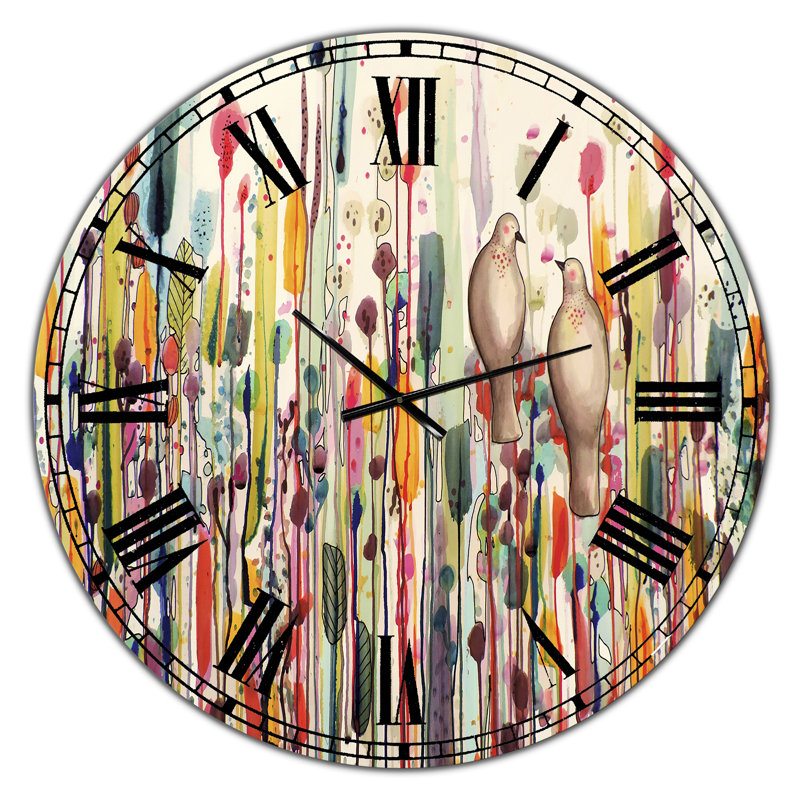 Horloge murale surdimensionnée L'un pour l'autre, Moyen