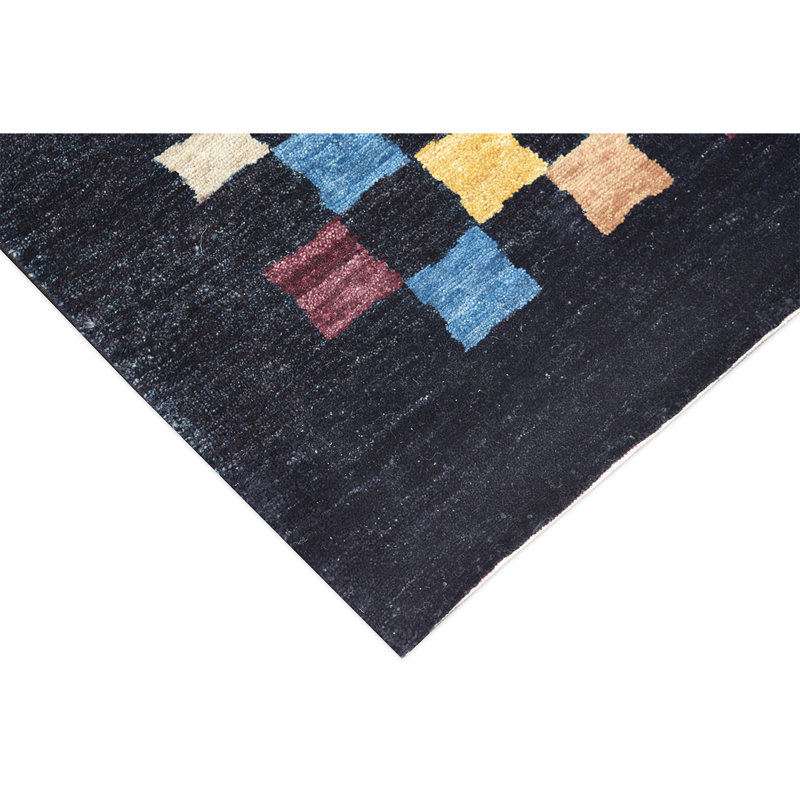 Wool Southwestern Area Rug in Gold, Rectangle 8' x 10'