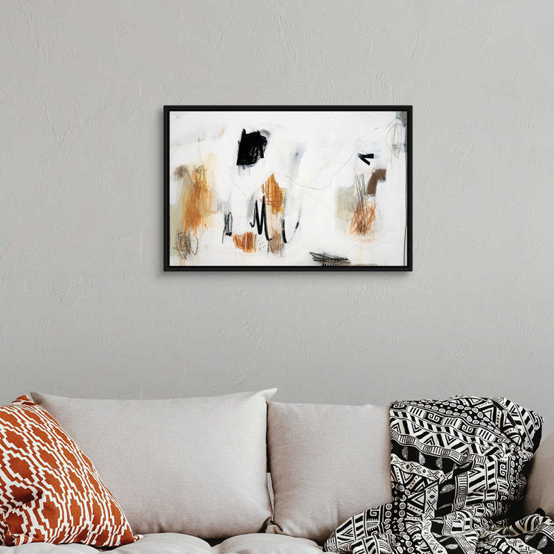 «Beauty Is Everywhere» par B. Robert - reproduction d'art sur toile, H 22 po x l 32 po x P 1,75po, Cadre noir