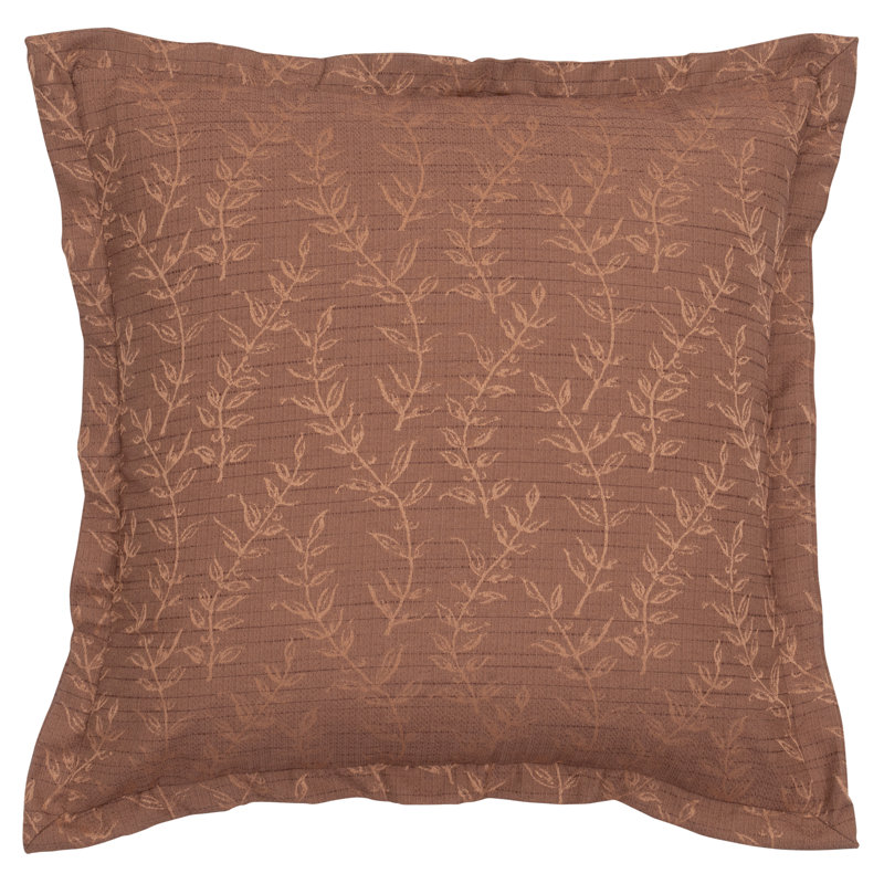 Feuille d'automne Wooded River III - taie décorative européenne - 26 x 26, Européen