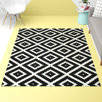 black area rug