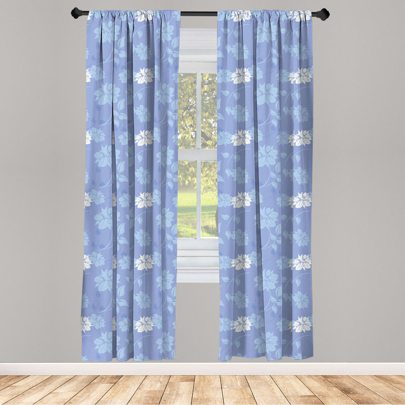 Rideaux 4 panneaux East Urban Home, L 56 po x L 63 po