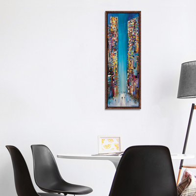 City Expression by Ekaterina Ermilkina - Panoramic Painting on Canvas