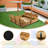 47" X 47" Solid Wood Sandbox With Cover