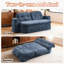 Upholstered 48.13 " Linen Sofa Bed