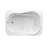 Cassi 60'' x 42'' Soaking Acrylic Bathtub-9227787-88750036