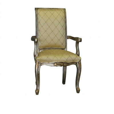 Chaise avec accoudoirs rembourrée Cheatham