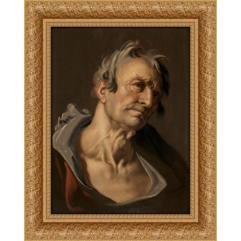 Tête d'un vieil homme (1625), H 18 po x l 14 po