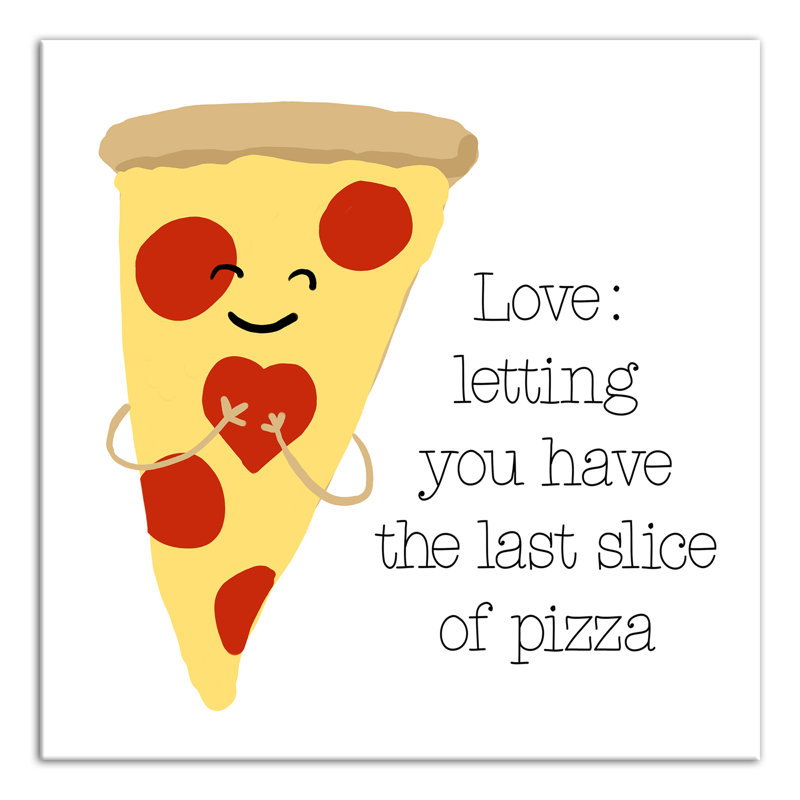 Dernier slice de pizza Mccollough, H 12 po x l 12 po x P 1,25 po