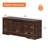 Modern Farmhouse TV Stand For 65" TV With Barn Door & Rub Through Distressing, Wood Entertainment Center With Drawers And Storage Cabinet For Living Room,Rustic Brown-1955842393