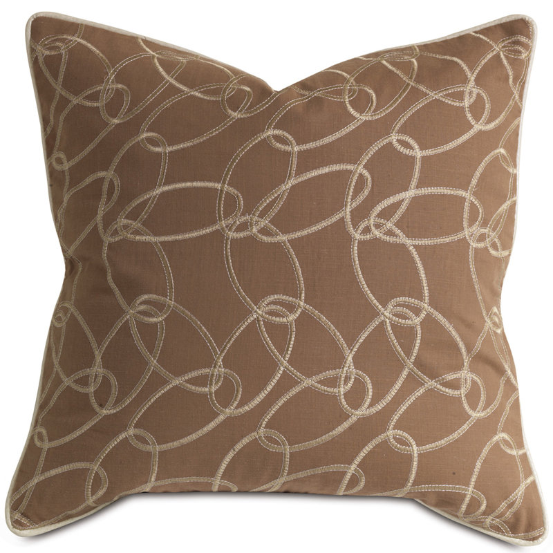 Square Pillow Cover & Insert, Loriner Sienna