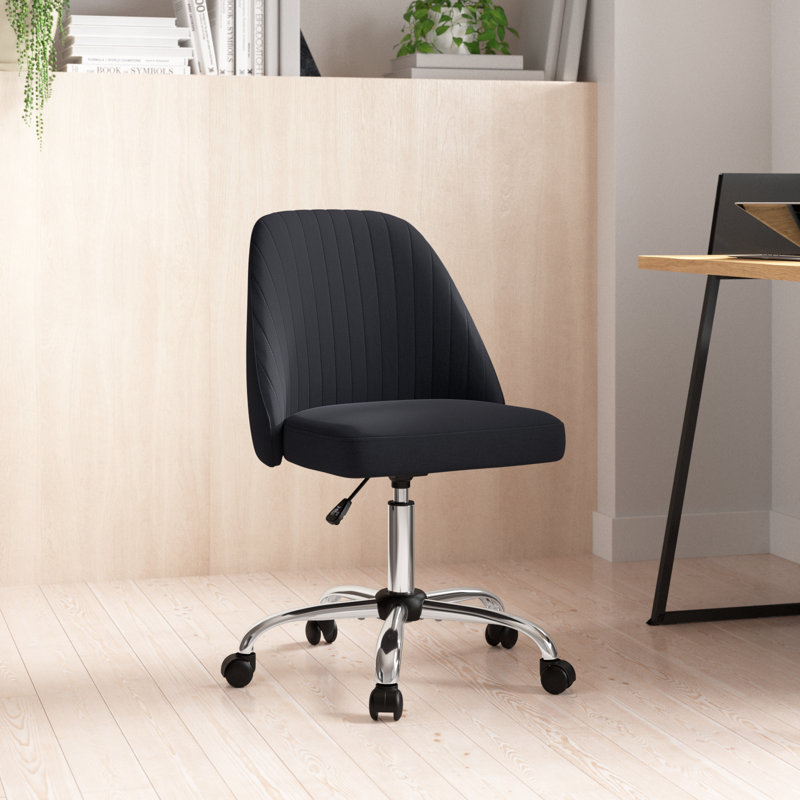 Chaise de bureau Beppe, Noir