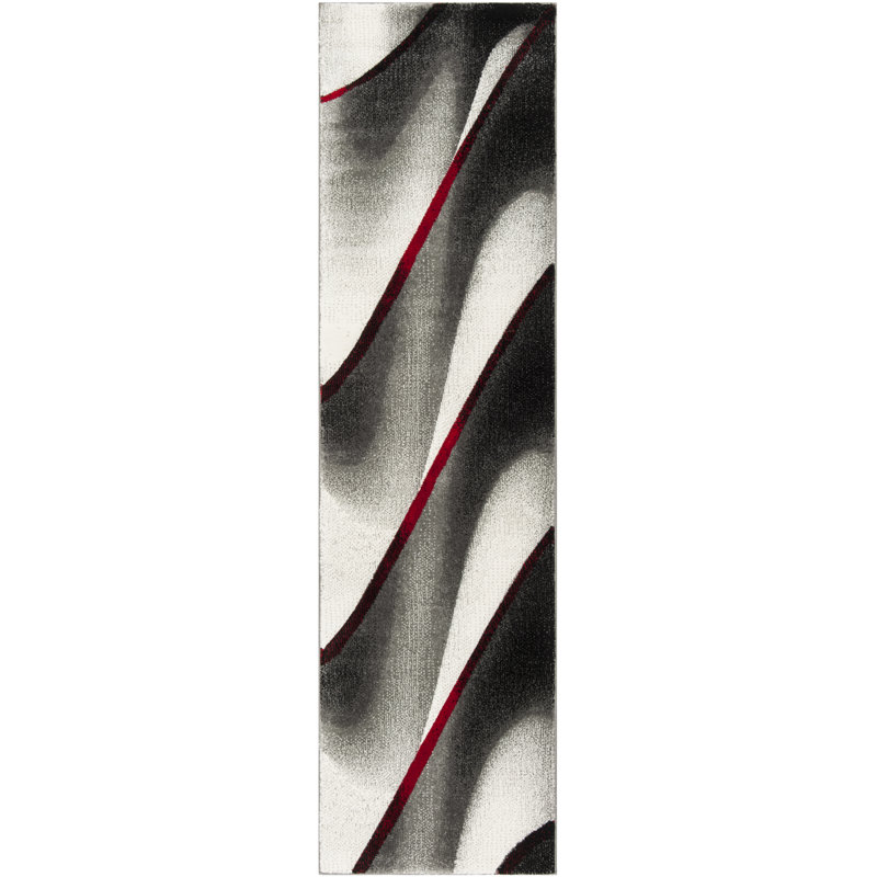 Vilica Performance Abstract Rug, Runner 2'3" x 22'