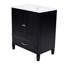 Meuble-lavabo de salle de bain avec lavabo, armoire de rangement avec porte à fermeture douce, rangement de salle de bain pour la maison