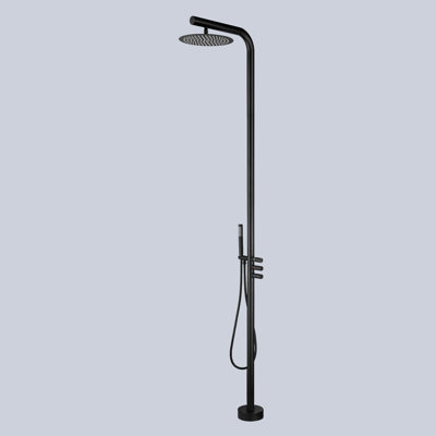 Douche extérieure autoportante en laiton 82,67 "H