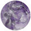 Tapis extérieur rond rond 8 pi gris et mauve à motif abstrait lavable