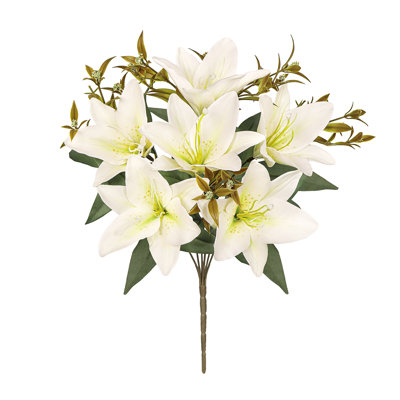 Fabric Lillies Arrangement