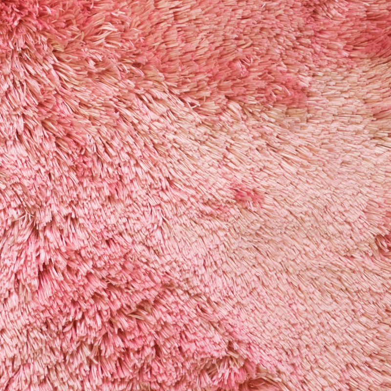 Herrmann Non-Slip Bath Rug, Coral, 17" W x 24" L