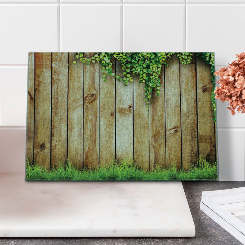 Planche à découper en bois trempé Ambesonne