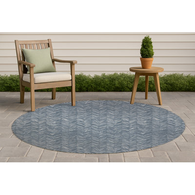 Tapis d'extérieur à chevrons antidérapant