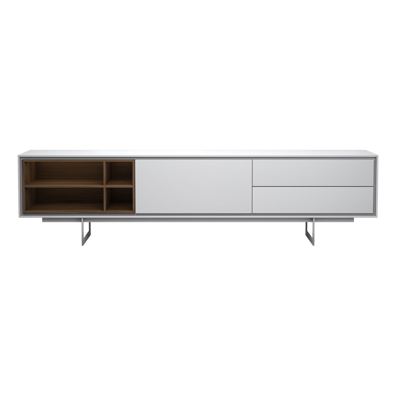 Baxter Media Console, White Matte