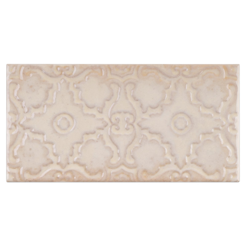 SAMPLE-Zurbaran 4.73 in. X 9.45 in. Polished Ceramic Subway Wall Tile (8.07 sq. ft./Case)