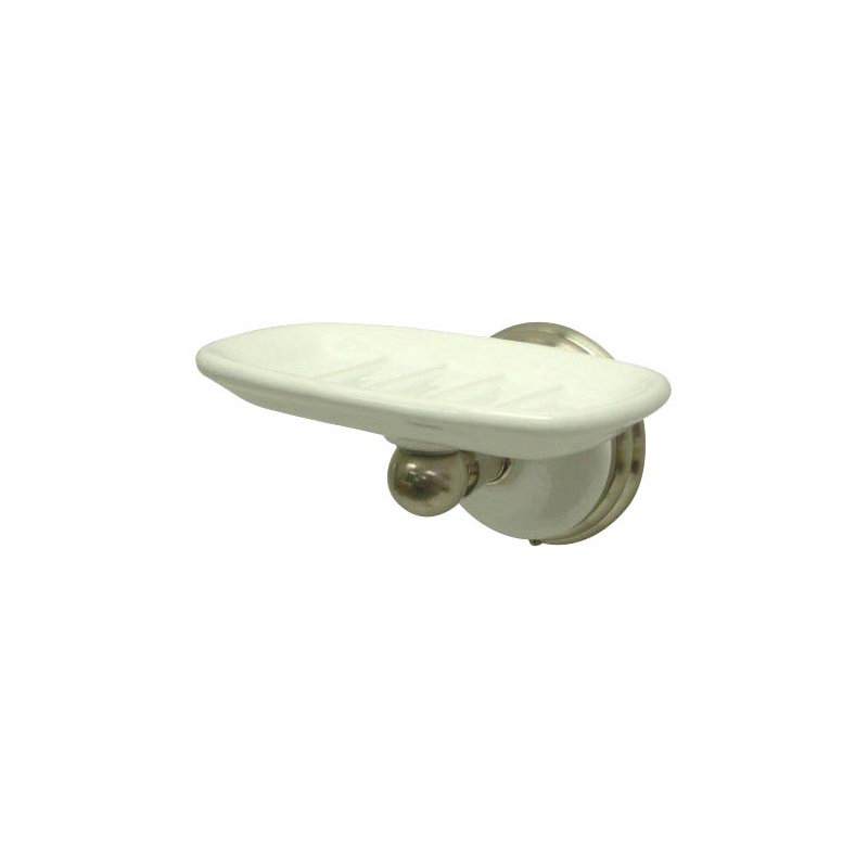 Victorian Hot Springs Soap Dish, Brushed Nickel
