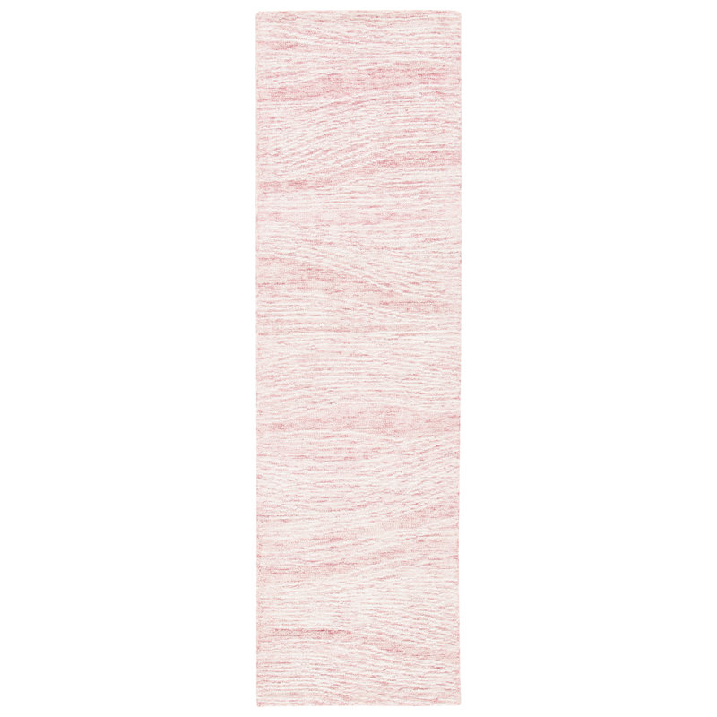 Abstract Wool Hand Tufted Area Rug, Runner 69 x 244 cm